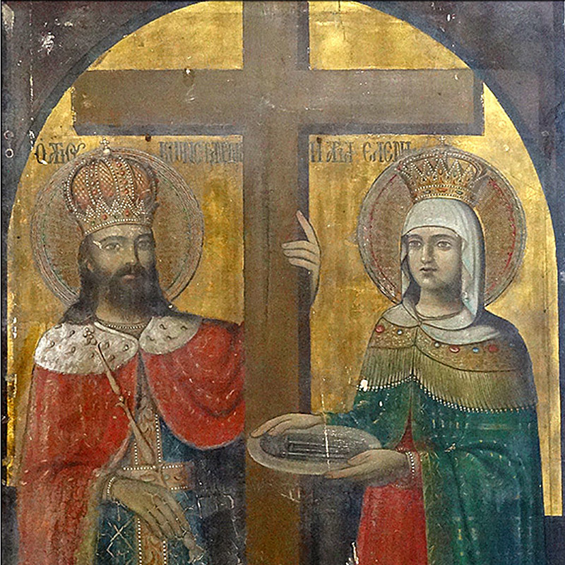 Icon of Constantine and St Helena