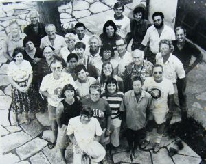 Davis Soren (bottom) and his archaeological excavation team