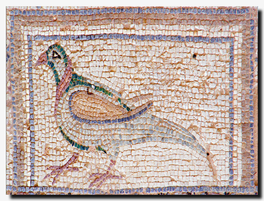 Mosaic depicting a Pheasant