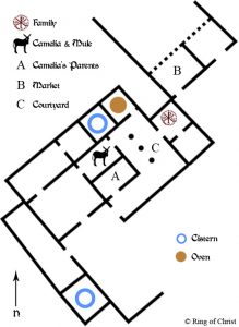 Floor plan of the Kourion Earthquake House