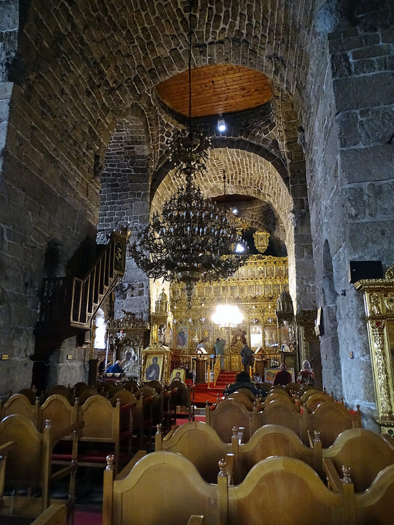 Interior view of St Lazarus Church