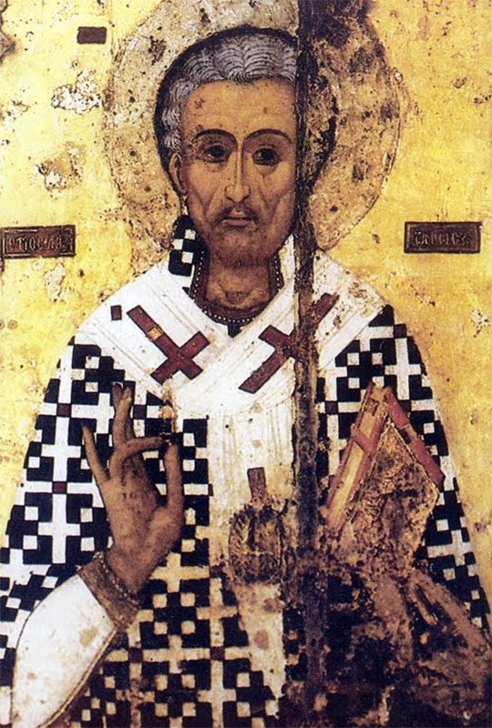 Ancient icon of St Lazarus, from Ayios Lazaros Church