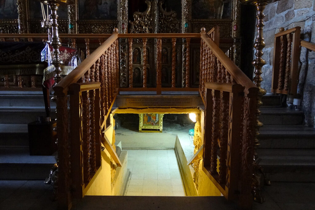 The entrance to the Tomb of Lazarus