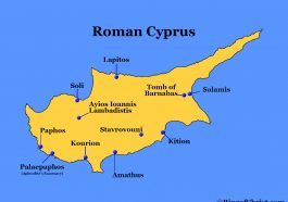 Map of Roman Cyprus