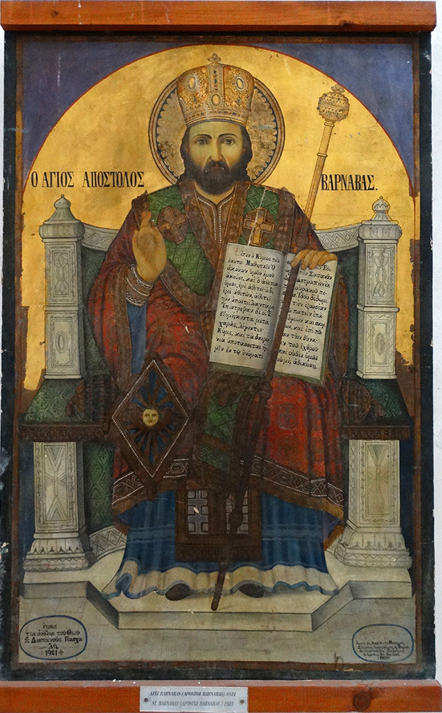 Icon of St Barnabas from the St Barnabas Monastery