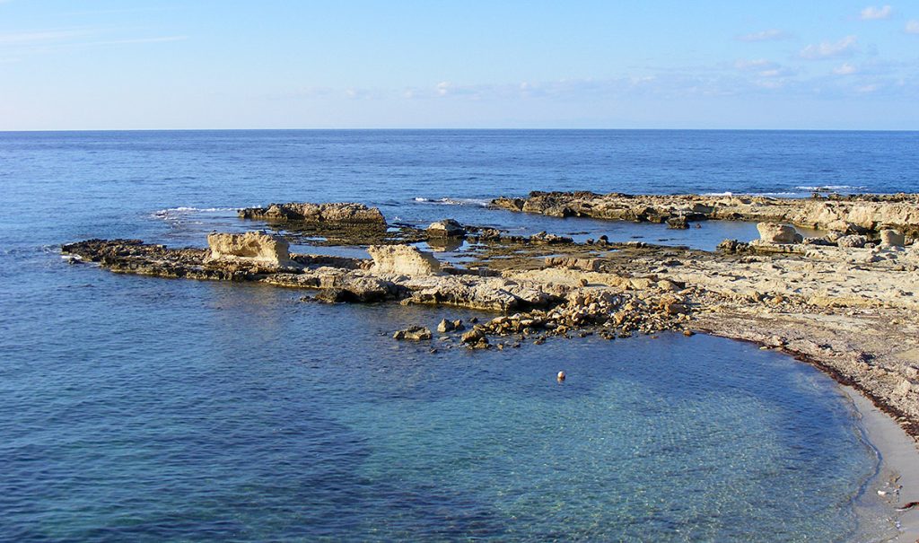 Ayios Philon's Roman Harbor, seen from the Basilica