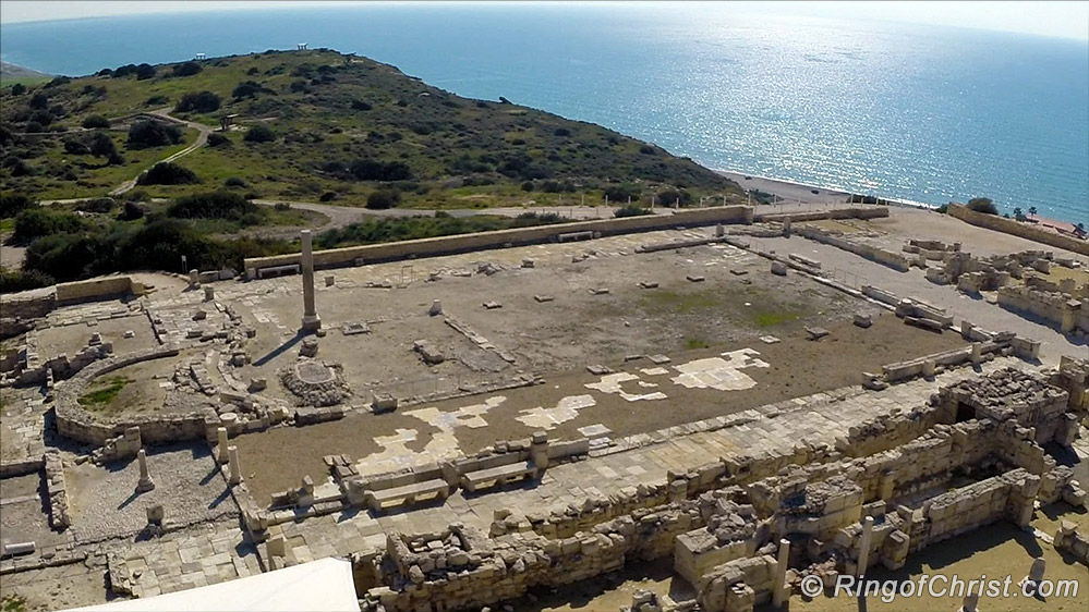 Aerial View of Kourion's Great Basilica