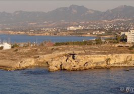 Chrysokava Catacombs, seen from Kyrenia Castle