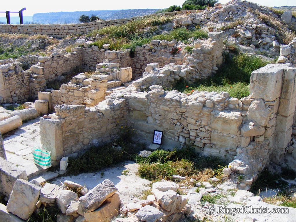 Rings of Christ at the Kourion Earthquake House
