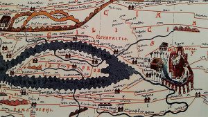 Section of the Tabula Peutingeriana, showing Antioch
