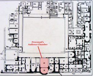 Map of the Proconsul's Villa Publica at Paphos