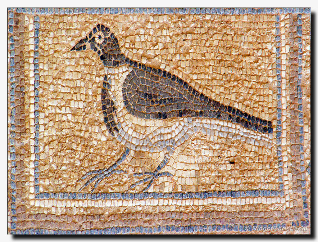 Mosaic depicting a Falcon